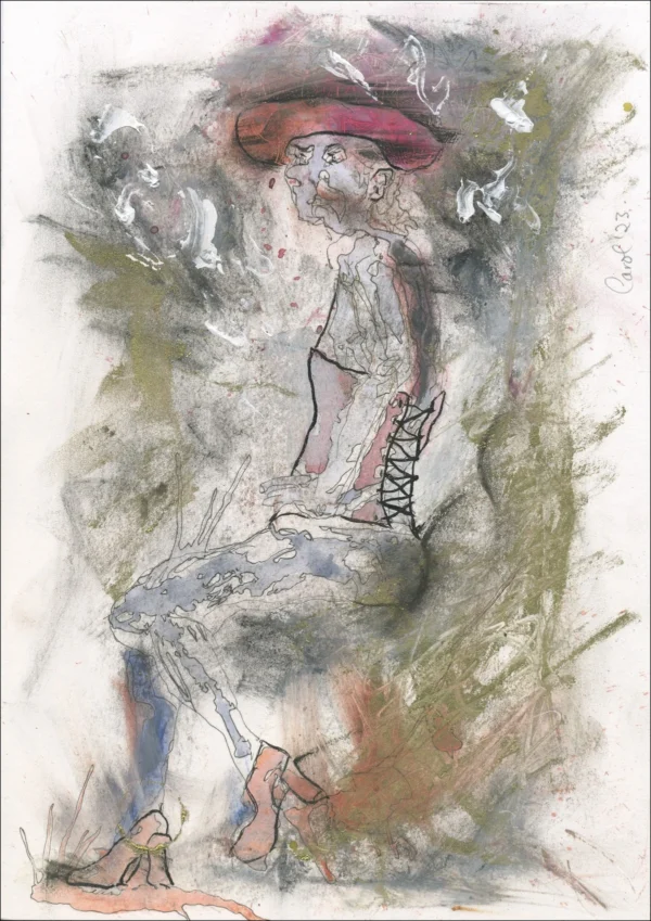Pink Corset, Series of 4 - Image 4