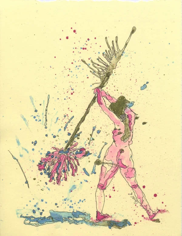 Mop Wielding Warrioress