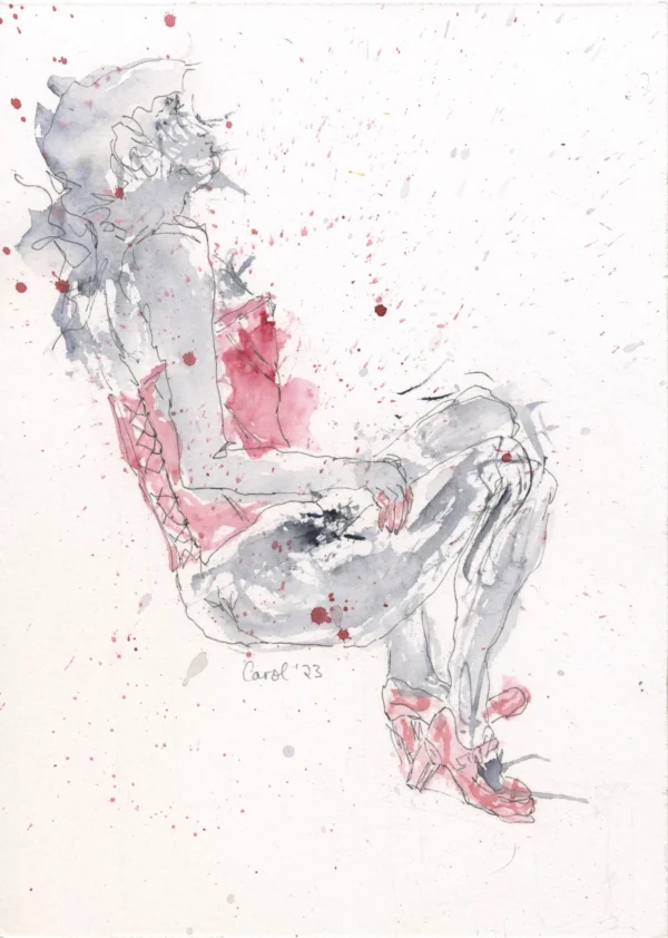 Pink Corset, Series of 4 - Image 2